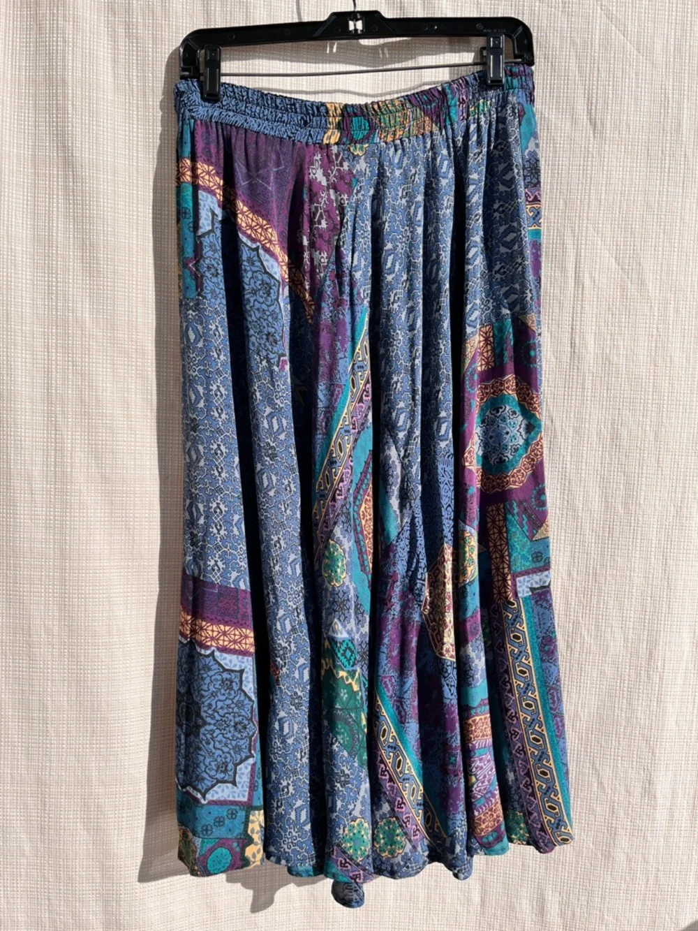 Vintage Patchwork Whimsigoth Carol Little Skirt Witchy Boho Festival - Picture 5 of 13